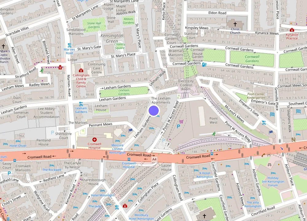 Map: The Park City Grand Plaza Kensington Hotel